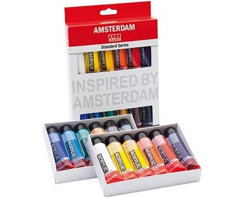 Acrylverfset kinderen en schilderen